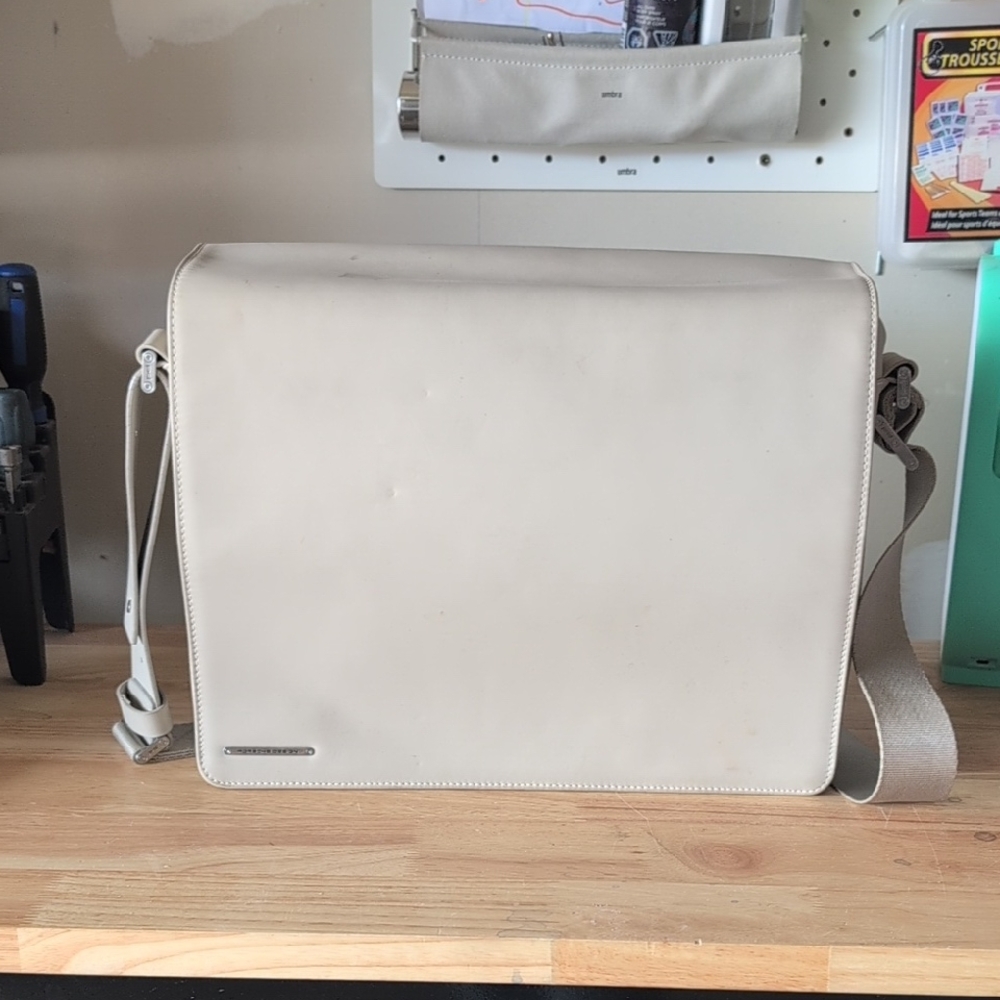 Porsche Design Cream Messenger Bag